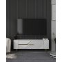 HANAH HOME TV polica Retrolp5 White Gold - slika 1