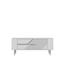 HANAH HOME TV polica Retrolp5 White Silver - slika 3