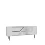 HANAH HOME TV polica Retrolp5 White Silver - slika 4