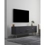 HANAH HOME TV polica Retrop1 Anthracite Silver - slika 2
