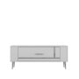 HANAH HOME TV polica Retrop1 White Silver - slika 3
