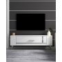 HANAH HOME TV polica Retrop1 White Silver - slika 1