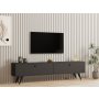 HANAH HOME TV polica Paris Anthracite - slika 1