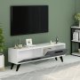 HANAH HOME TV polica Melisa White Anthracite - slika 2