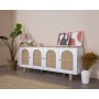HANAH HOME Komoda Bohem White Oak - slika 2