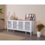 HANAH HOME Komoda Calvin White Oak - slika 3