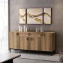 HANAH HOME Komoda Moon Walnut - slika 3