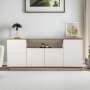HANAH HOME Komoda Arista White Walnut - slika 2