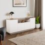 HANAH HOME Komoda Arista White Walnut - slika 1