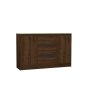 HANAH HOME Komoda Onat Walnut Anthracite - slika 4