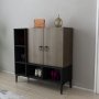 HANAH HOME Komoda Platin Black Walnut - slika 2