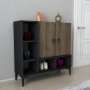 HANAH HOME Komoda Platin Black Walnut - slika 4
