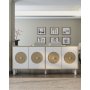 HANAH HOME Komoda Deren KX180 Bohem Sapphire Oak Hazeran - slika 1