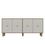 HANAH HOME Komoda Deren KX180 Bohem Sapphire Oak White - slika 3