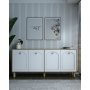HANAH HOME Komoda Simple KX180 Bohem Sapphire Oak White - slika 1