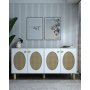 HANAH HOME Komoda Elisa KB150 Bohem Sapphire Oak Hazeran - slika 1