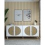 HANAH HOME Komoda Inci KB150 Bohem Sapphire Oak Hazeran - slika 1