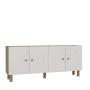 HANAH HOME Komoda Inci KB150 Bohem Sapphire Oak White - slika 4