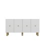 HANAH HOME Komoda Mono KB150 Bohem Sapphire Oak White - slika 3