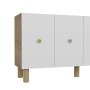 HANAH HOME Komoda Mono KB150 Bohem Sapphire Oak White - slika 5