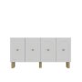 HANAH HOME Komoda Notre KB150 Bohem Sapphire Oak White - slika 3