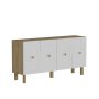 HANAH HOME Komoda Notre KB150 Bohem Sapphire Oak White - slika 4