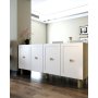 HANAH HOME Komoda Rosalinda KB150 Sapphire Oak White - slika 2