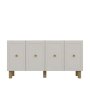 HANAH HOME Komoda Rosalinda KB150 Sapphire Oak White - slika 3