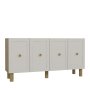 HANAH HOME Komoda Rosalinda KB150 Sapphire Oak White - slika 4