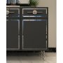 HANAH HOME Komoda Belly KB150 Anthracite Silver - slika 3