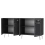 HANAH HOME Komoda Belly KB150 Anthracite Silver - slika 5