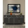 HANAH HOME Komoda Belly KB150 Anthracite Silver - slika 1