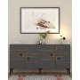 HANAH HOME Komoda Esta KB150 Anthracite Walnut - slika 2