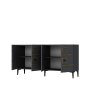HANAH HOME Komoda Esta KB150 Anthracite Walnut - slika 5