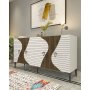 HANAH HOME Komoda Genus KB150 White Walnut - slika 2