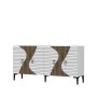 HANAH HOME Komoda Genus KB150 White Walnut - slika 4