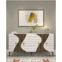 HANAH HOME Komoda Genus KB150 White Walnut - slika 1