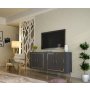 HANAH HOME Komoda Piero KB150 Anthracite Gold - slika 2