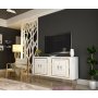 HANAH HOME Komoda Piero KB150 White Gold - slika 2