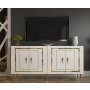 HANAH HOME Komoda Piero KB150 White Gold - slika 1