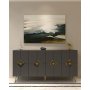 HANAH HOME Komoda Robber KB150 Anthracite Gold - slika 2