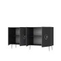 HANAH HOME Komoda Robber KB150 Anthracite Silver - slika 5