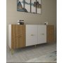 HANAH HOME Komoda Loop KB150 White Hazeran - slika 2
