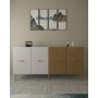 HANAH HOME Komoda Loop KB150 White Hazeran - slika 3