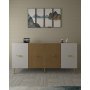 HANAH HOME Komoda Loop KB150 White Hazeran - slika 5