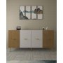 HANAH HOME Komoda Loop KB150 White Hazeran - slika 1