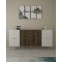HANAH HOME Komoda Loop KB150 White Walnut - slika 5