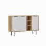 HANAH HOME Komoda Viyana Sapphire Oak White - slika 4