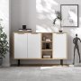 HANAH HOME Komoda Viyana Sapphire Oak White - slika 1