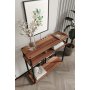 HANAH HOME Polica Garcia Walnut - slika 3
